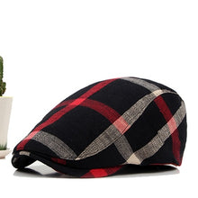 Load image into Gallery viewer, Classic Englad Style Plaid Berets Caps