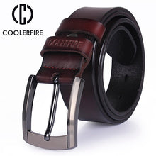 Load image into Gallery viewer, men high quality genuine leather belt
