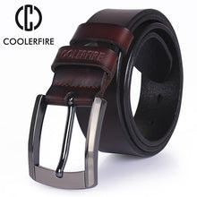 Load image into Gallery viewer, men high quality genuine leather belt