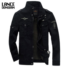 Load image into Gallery viewer, Mens Green Khaki 3 colors Military jacket