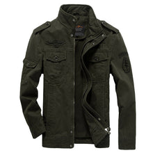 Load image into Gallery viewer, Mens Green Khaki 3 colors Military jacket