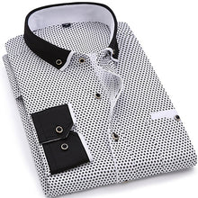 Load image into Gallery viewer, Fashion Print Casual Men Long Sleeve Shirt