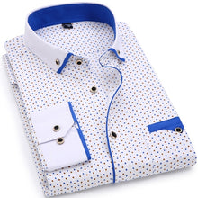 Load image into Gallery viewer, Fashion Print Casual Men Long Sleeve Shirt