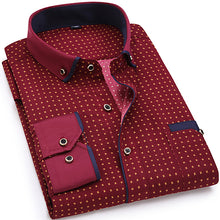 Load image into Gallery viewer, Fashion Print Casual Men Long Sleeve Shirt