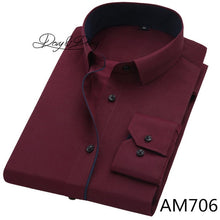 Load image into Gallery viewer, DAVYDAISY High Quality Men Shirt Long Sleeve