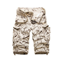 Load image into Gallery viewer, HANQIU Cotton Mens Cargo Short