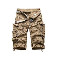 Load image into Gallery viewer, HANQIU Cotton Mens Cargo Short