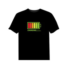Load image into Gallery viewer, Sound Activated LED T Shirt