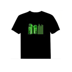 Sound Activated LED T Shirt