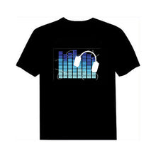 Load image into Gallery viewer, Sound Activated LED T Shirt