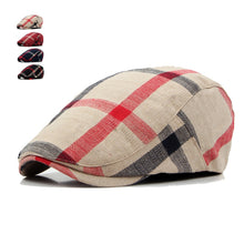 Load image into Gallery viewer, Classic Englad Style Plaid Berets Caps