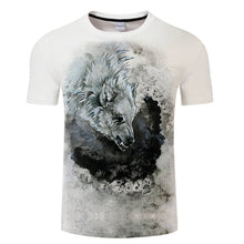 Load image into Gallery viewer, White  3D Skull tshirt