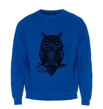 Load image into Gallery viewer, Animal Owl Hoodie Men Black Sweatshirt Casual