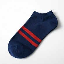 Load image into Gallery viewer, Cotton Stripe Boat Socks