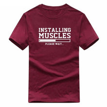 Load image into Gallery viewer, INSTALLING MUSCLES funny T-shirt