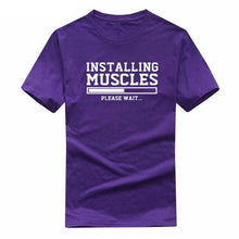 Load image into Gallery viewer, INSTALLING MUSCLES funny T-shirt