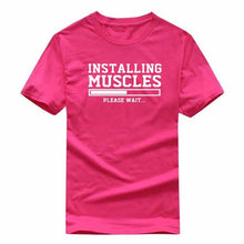 Load image into Gallery viewer, INSTALLING MUSCLES funny T-shirt