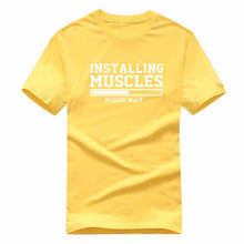 Load image into Gallery viewer, INSTALLING MUSCLES funny T-shirt
