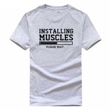 Load image into Gallery viewer, INSTALLING MUSCLES funny T-shirt