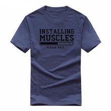 Load image into Gallery viewer, INSTALLING MUSCLES funny T-shirt