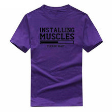 Load image into Gallery viewer, INSTALLING MUSCLES funny T-shirt