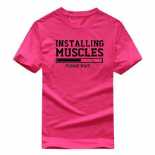 Load image into Gallery viewer, INSTALLING MUSCLES funny T-shirt