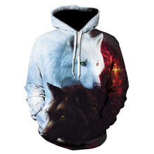 Load image into Gallery viewer, Fashion Men Wolf Animal 3D Printed Hooded Hoodie