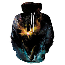 Load image into Gallery viewer, Fashion Men Wolf Animal 3D Printed Hooded Hoodie