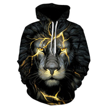 Load image into Gallery viewer, Fashion Men Wolf Animal 3D Printed Hooded Hoodie