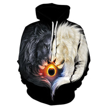 Load image into Gallery viewer, Fashion Men Wolf Animal 3D Printed Hooded Hoodie