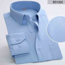 Load image into Gallery viewer, DAVYDAISY Long Sleeved Striped Solid Plaid Male Business Shirt
