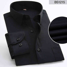 Load image into Gallery viewer, DAVYDAISY Long Sleeved Striped Solid Plaid Male Business Shirt