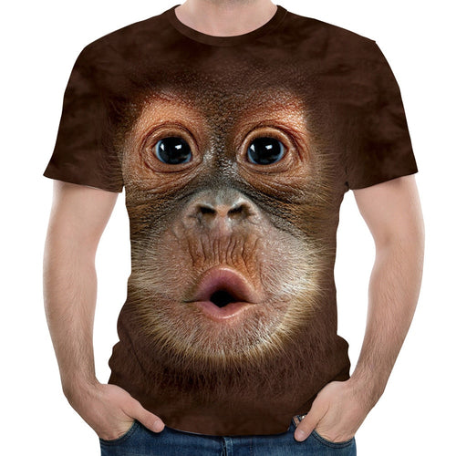 3D Printed Animal Monkey tshirt