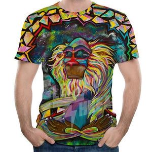 3D Printed Animal Monkey tshirt