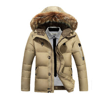 Load image into Gallery viewer, Thick Warm Fashion Patchwork Men's Fur collar