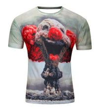 Load image into Gallery viewer, Black And White Vertigo Hypnotic colorful Printing 3D T shirt