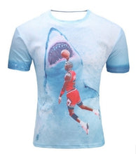 Load image into Gallery viewer, Black And White Vertigo Hypnotic colorful Printing 3D T shirt