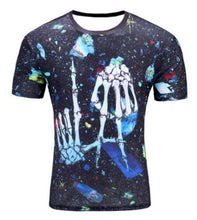Load image into Gallery viewer, Black And White Vertigo Hypnotic colorful Printing 3D T shirt