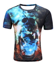 Load image into Gallery viewer, Black And White Vertigo Hypnotic colorful Printing 3D T shirt