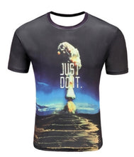 Load image into Gallery viewer, Black And White Vertigo Hypnotic colorful Printing 3D T shirt