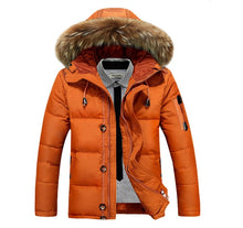 Load image into Gallery viewer, Thick Warm Fashion Patchwork Men's Fur collar