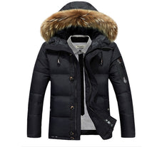 Load image into Gallery viewer, Thick Warm Fashion Patchwork Men's Fur collar