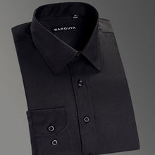 Load image into Gallery viewer, Regular-fit Coarse-twill Solid Basic Dress Shirt
