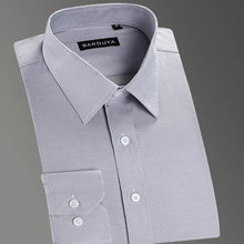 Load image into Gallery viewer, Regular-fit Coarse-twill Solid Basic Dress Shirt