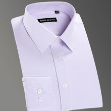 Load image into Gallery viewer, Regular-fit Coarse-twill Solid Basic Dress Shirt