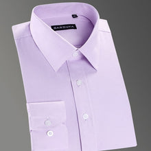 Load image into Gallery viewer, Regular-fit Coarse-twill Solid Basic Dress Shirt
