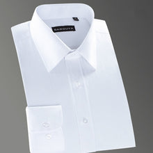 Load image into Gallery viewer, Regular-fit Coarse-twill Solid Basic Dress Shirt