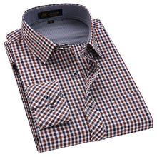 Load image into Gallery viewer, Men's Classic Plaid Checkered Dress Shirt