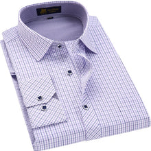 Load image into Gallery viewer, Men's Classic Plaid Checkered Dress Shirt