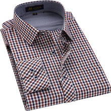 Load image into Gallery viewer, Men's Classic Plaid Checkered Dress Shirt